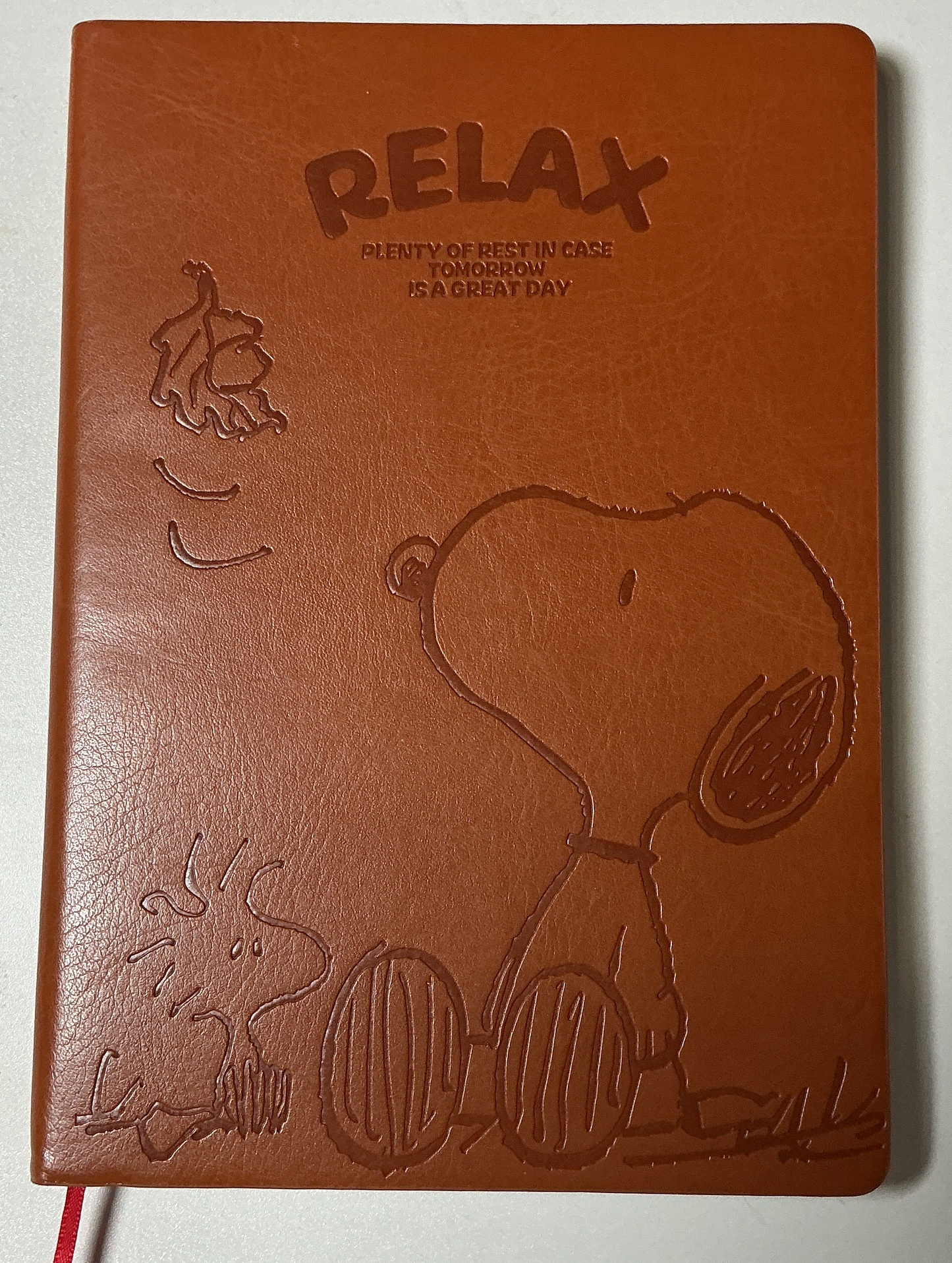 Snoopy Leather Notebook