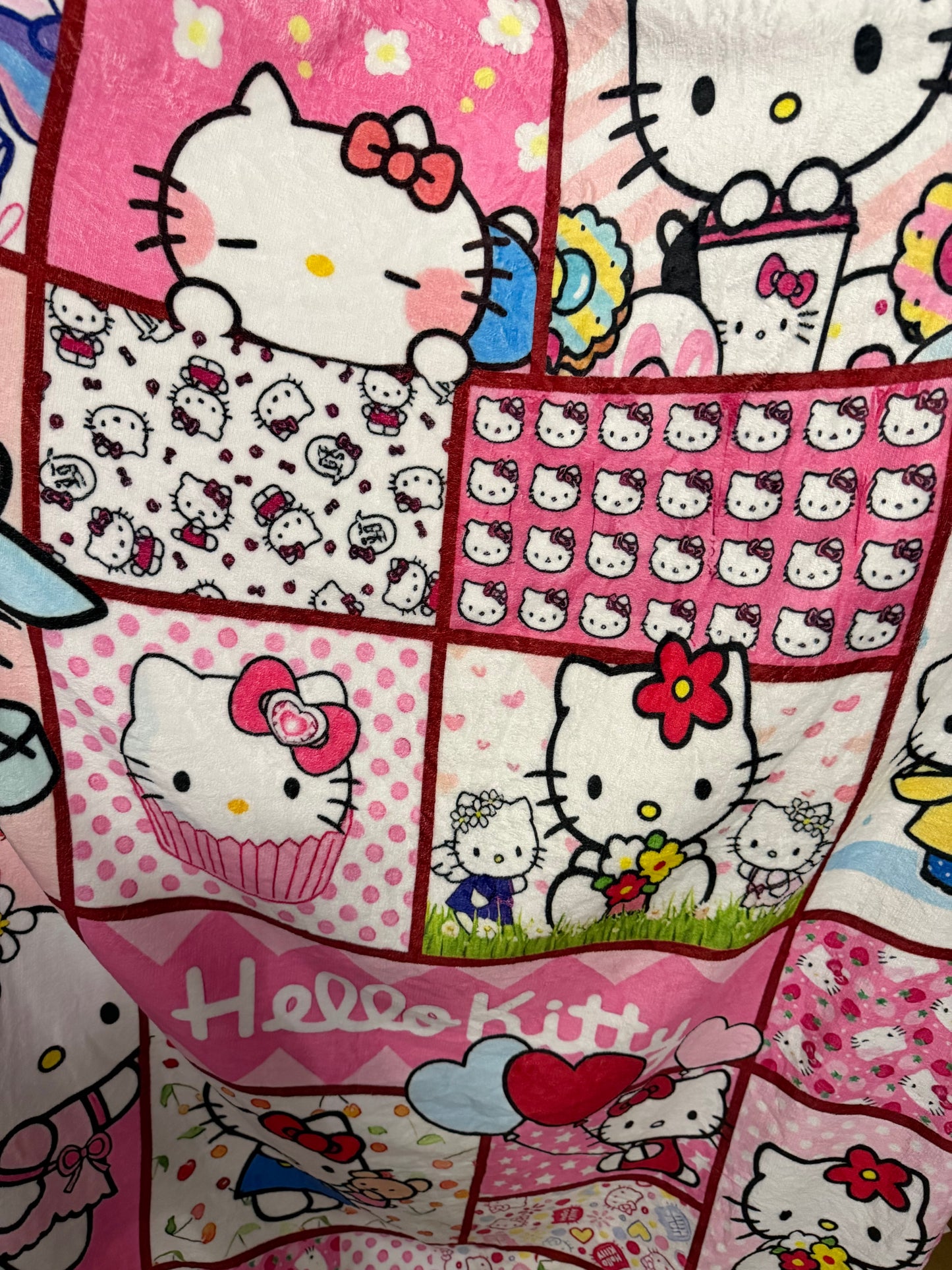 Hello Kitty Blanket ( About 5’ by 3’)