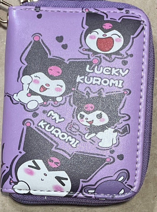 Kuromi Small Zipper Wallet