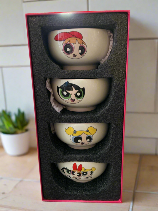 Powderpuff Girls set of 4 Cups