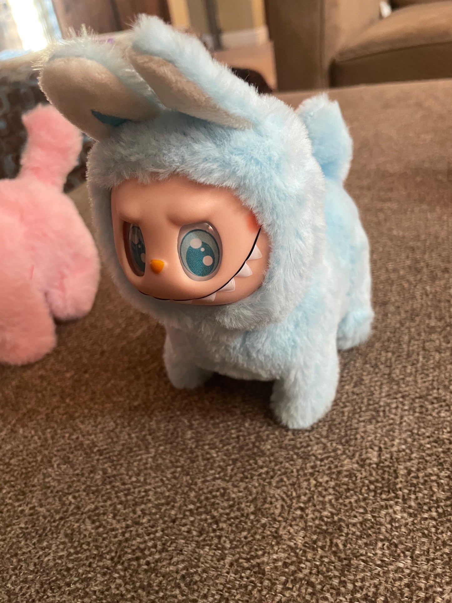 Blue Walking Talking Labubu