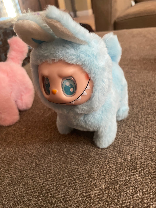 Blue Walking Talking Labubu