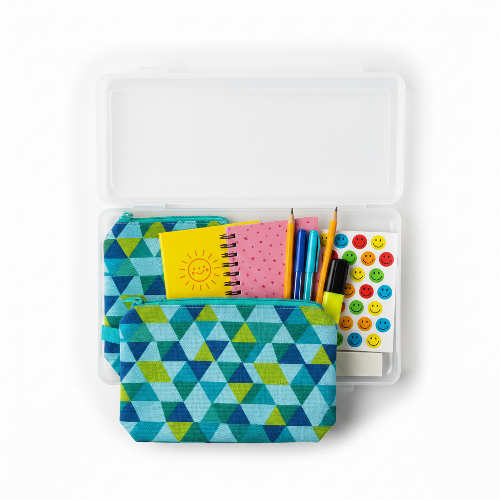 Filled Pencil Boxes